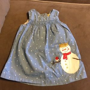 Boden Holiday Fairytale Appliqué Dress